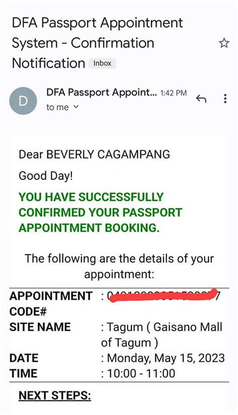 passport online appointment tagum